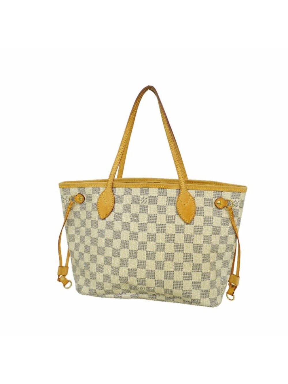 Louis Vuitton Tote Damier Azur Neverfull PM White